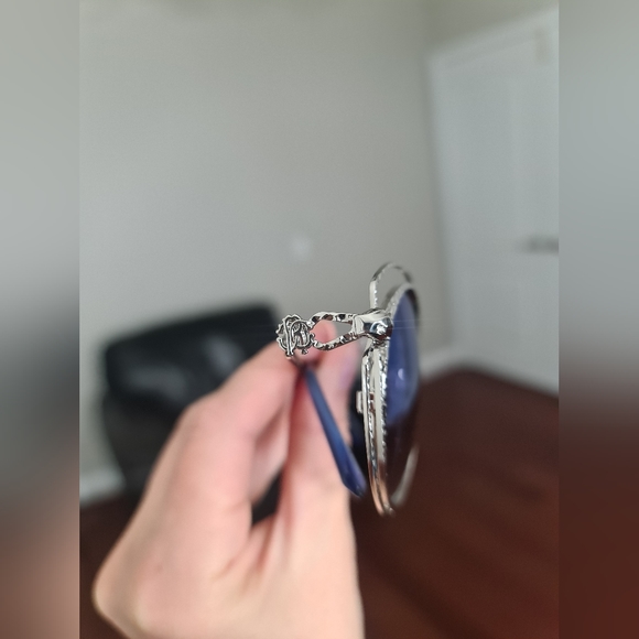 Roberto Cavalli Blue and Silver Sunglasses - Picture 7 of 11